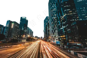 深圳后海夜景,免抠元素