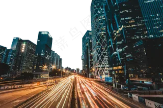 深圳后海夜景,免抠元素