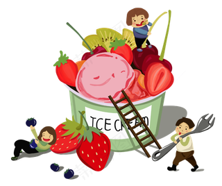 夏季冰淇淋搬运工