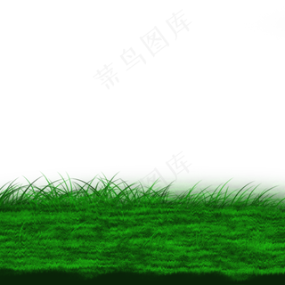 绿色草坪地psd手绘素材下载,免抠元素