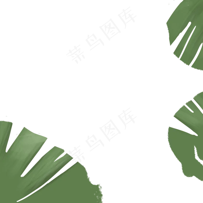 卡通植物绿叶下载(2000X2000(DPI:300))psd模版下载