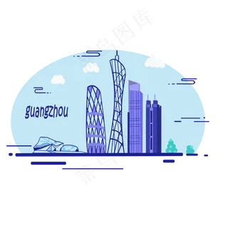 城市地标深圳建筑小蛮腰PNG,免抠元素