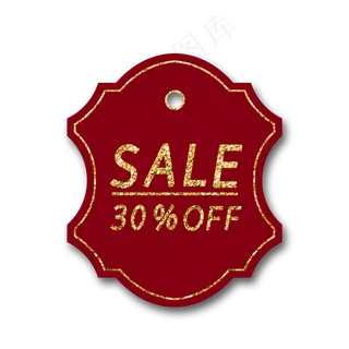 红色促销吊牌12