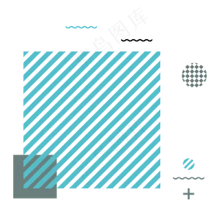 孟菲斯可爱创意设计