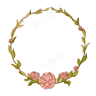 月季花花环