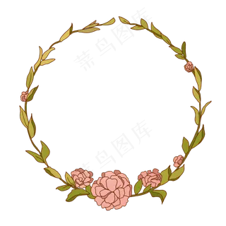 月季花花环