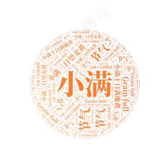 矢量小满节气装饰