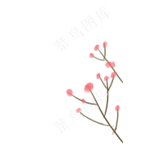 卡通粉色花朵下载