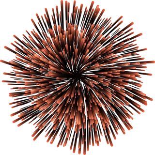 玫瑰金卡通风格烟花