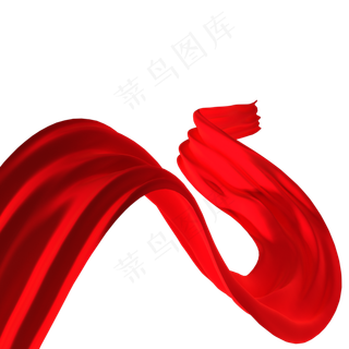 红色飘带