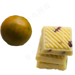 两个美味食物水果