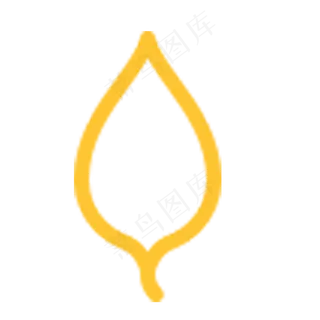 一个卡通的叶子图标