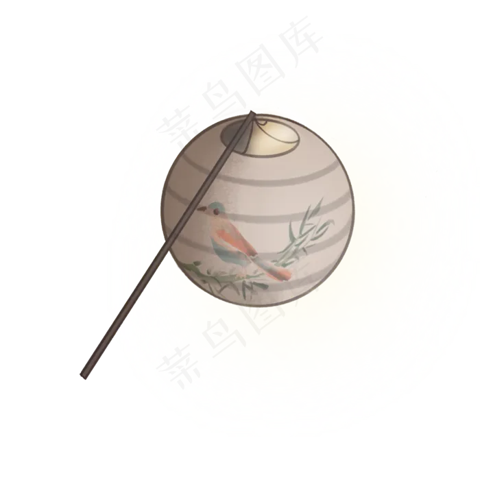 中国风古典风格古风花灯矢量图,免抠元素(2000X2000(DPI:300))psd模版下载