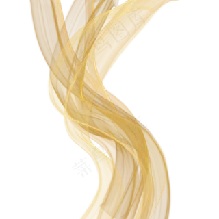 矢量透明线条飘带,免抠元素