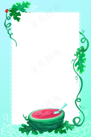 二十四节气小暑吃西瓜