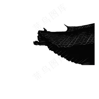 屋檐剪影古典建筑PNG装饰