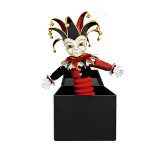 立体愚人节小丑整人玩具