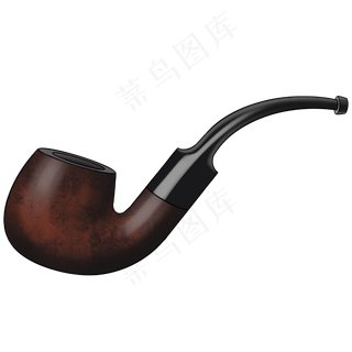 父亲节棕色花纹烟斗