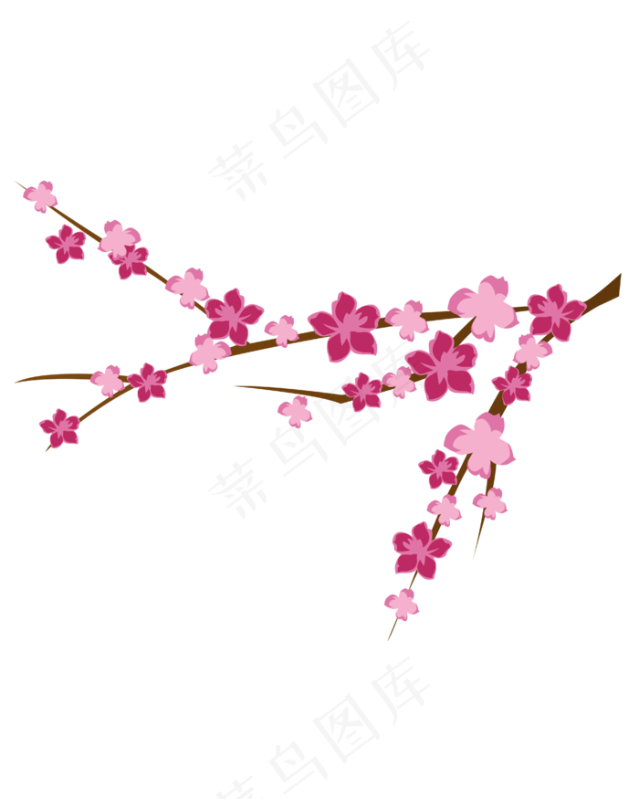 矢量免扣卡通花朵(4167*5208px 300 dpi )ai矢量模版下载