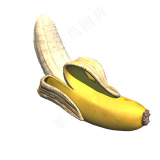 水果香蕉黄色