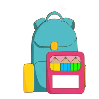 儿童节书包文具