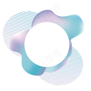 618流体渐变促销标签