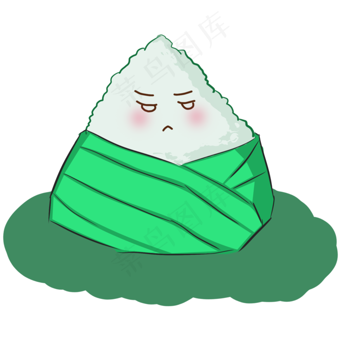 端午节手绘图案粽子