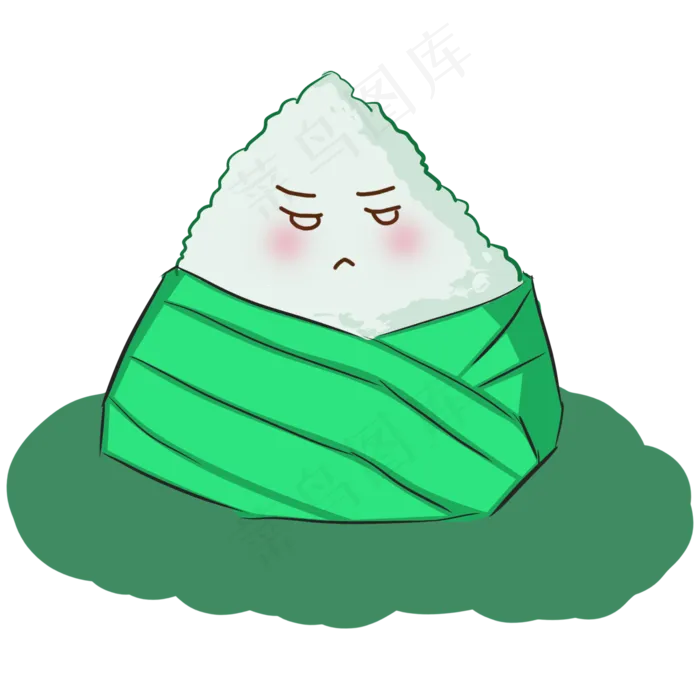 端午节手绘图案粽子(2000X2000(DPI:762))psd模版下载