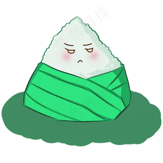 端午节手绘图案粽子