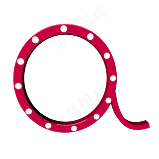 C4D立体装饰边框