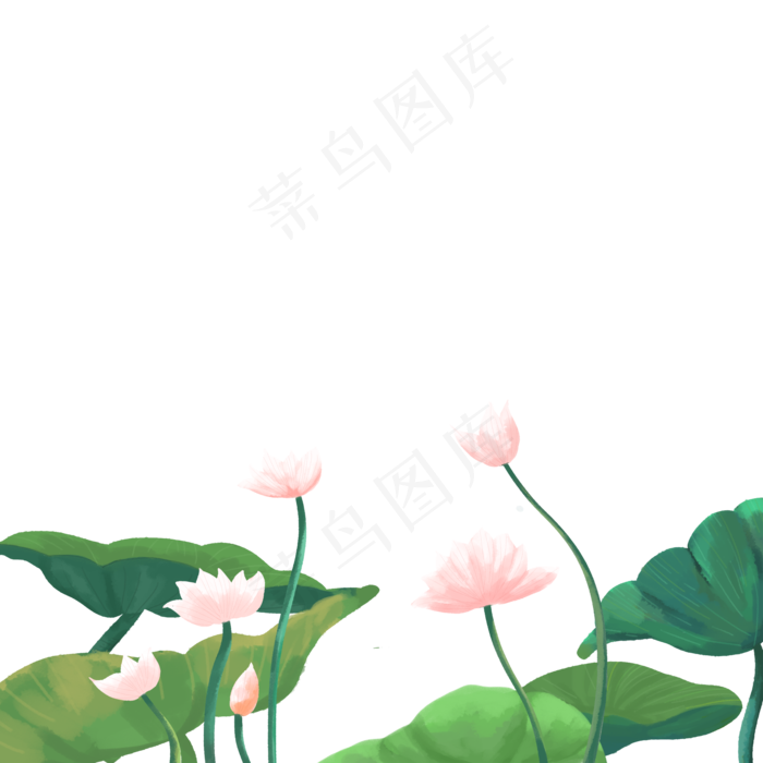 荷花荷叶自然(2000X2000(DPI:300))psd模版下载