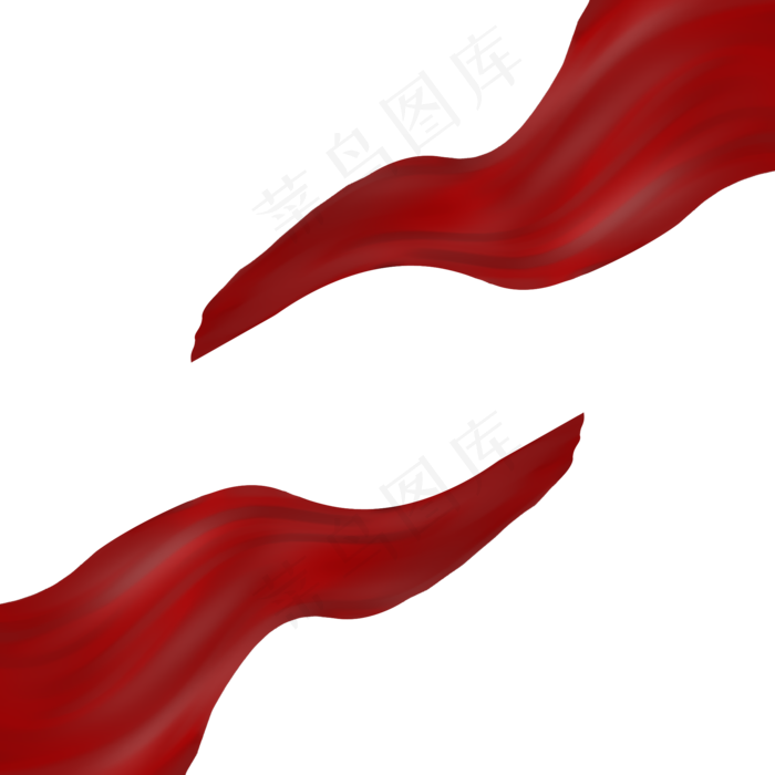 红色绸缎素材(2000*2000px 300 dpi )