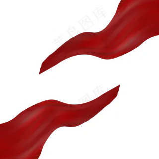 红色绸缎素材