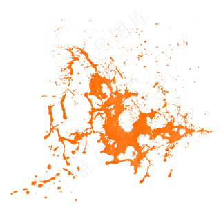 果汁橙汁飞溅,免抠元素