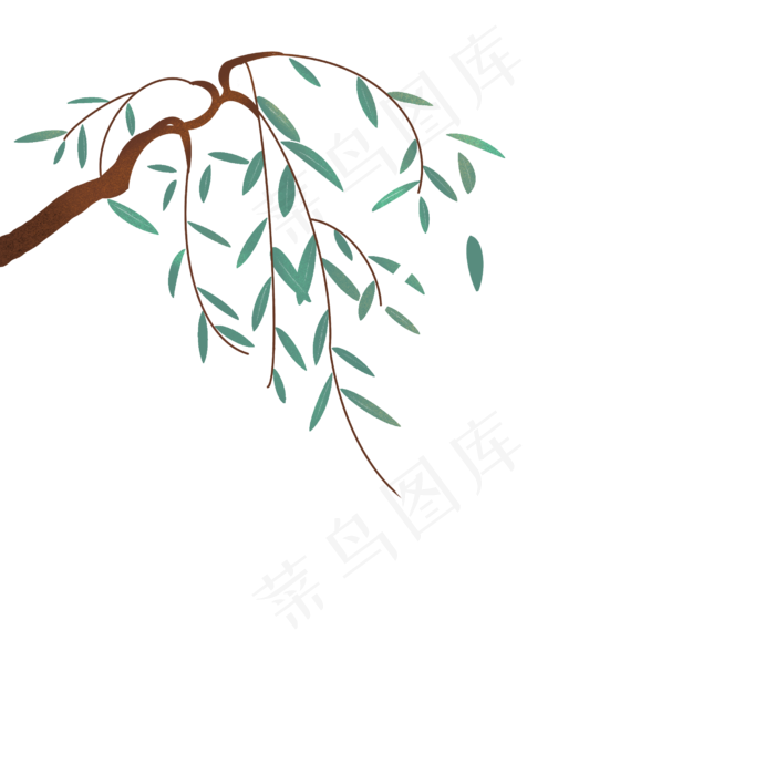 中国风手绘传统节日清明节