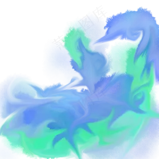 创意墨迹晕染图案设计