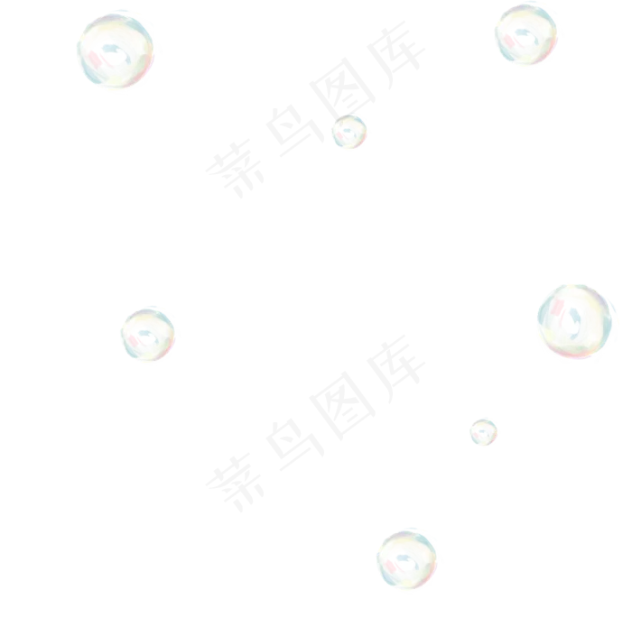 梦幻儿童玩具吹泡泡,免抠元素