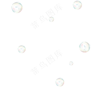 梦幻儿童玩具吹泡泡,免抠元素