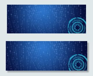 高科技蓝色未来世界banner