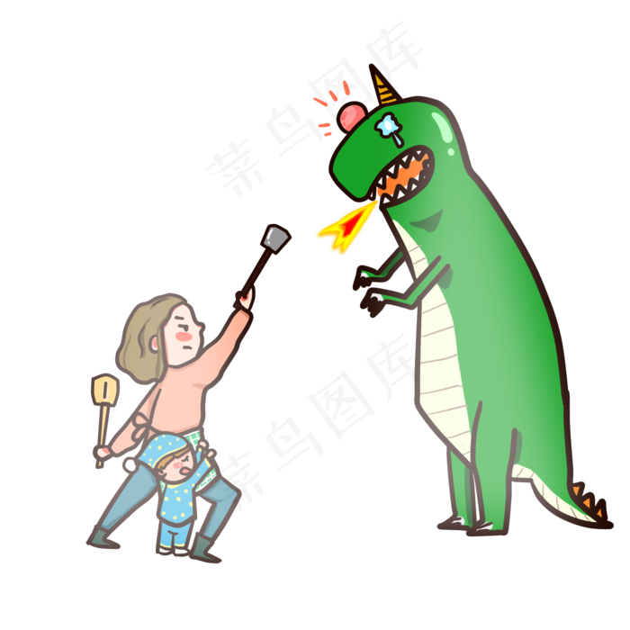 母亲节勇敢为孩子赶走梦中怪兽的