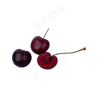 新鲜车厘子实拍png免抠