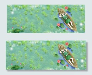 清凉夏天的小女孩