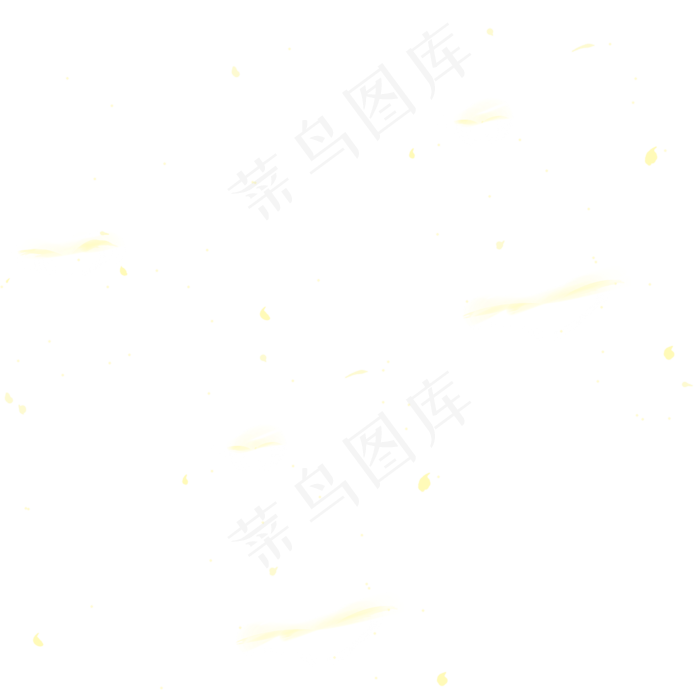 梦幻白色飞鸟卡通PNG素材,免抠元素
