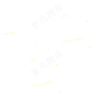 梦幻白色飞鸟卡通PNG素材,免抠元素