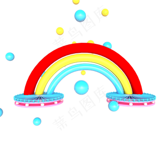 快乐儿童节彩虹