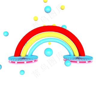 快乐儿童节彩虹