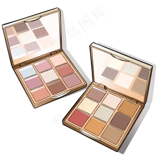 38妇女节女神的眼影盘4,免抠元素