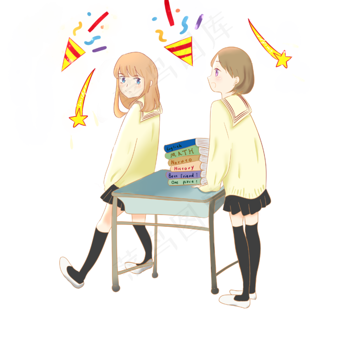 高考加油冲刺庆祝学生高中PNG(4000X4000(DPI:299))psd模版下载