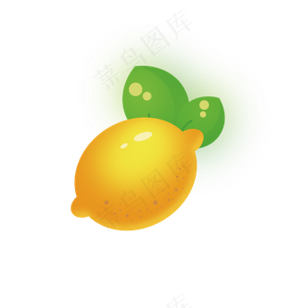 发光的水果柠檬