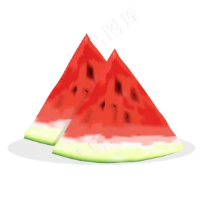 夏日西瓜卡通装饰